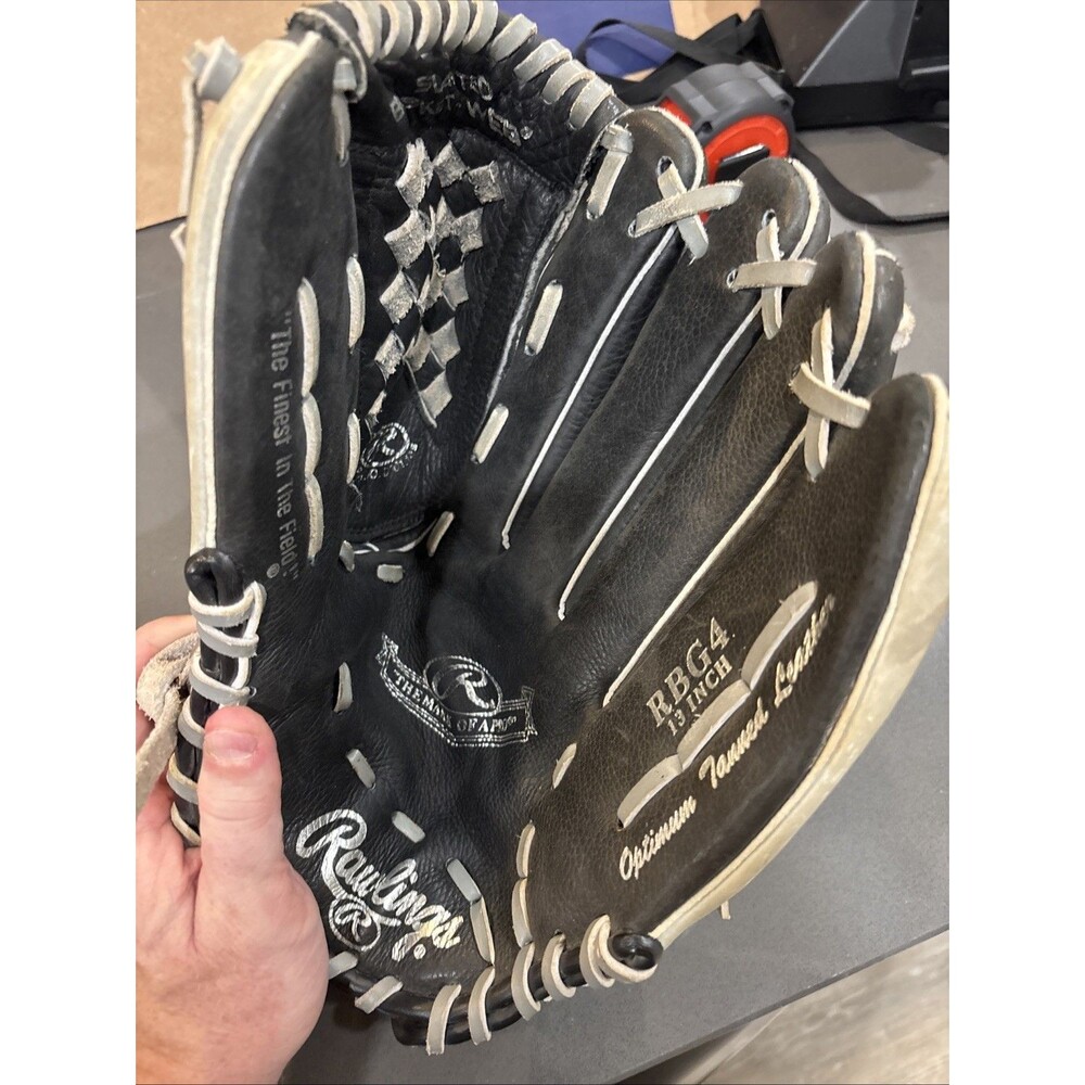 Rawlings Fastback RBG40 13” RHT Baseball/Softball Glove Mitt Nice - Picture 3 of 8